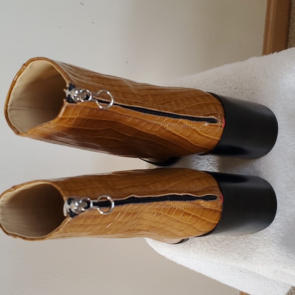 Aeyde Croc Print Leather Boot - Picture 12 of 12